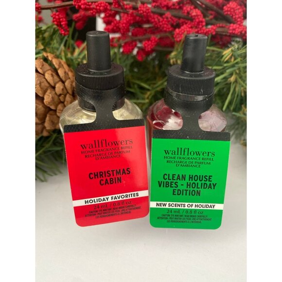 Bath & Body Works Christmas Holiday Winter Wallflowers-2 - Picture 1 of 4